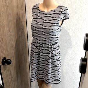 Delia’s size small, gray, and black mini dress, cute, petite looking